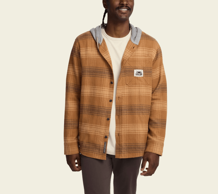 Howler Bros Men's Salvo Hooded Blanket Flannel - Mesa Plaid - Quest Outdoors