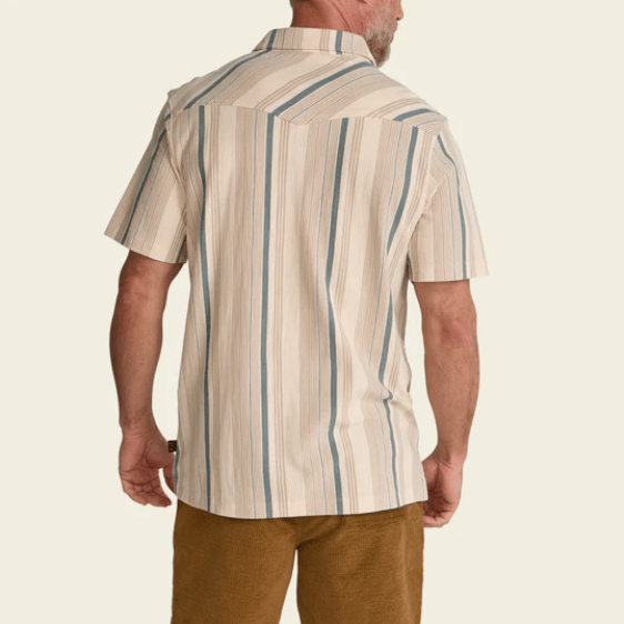 Howler Bros Men's Striped Ranchero Polo - Quest Outdoors