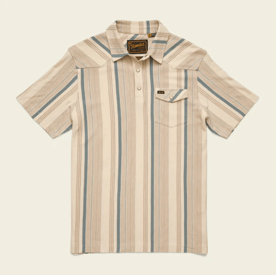 Howler Bros Men's Striped Ranchero Polo - Quest Outdoors