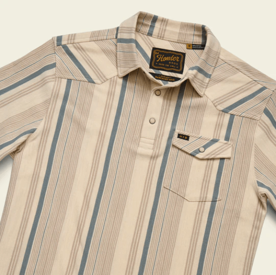 Howler Bros Men's Striped Ranchero Polo - Quest Outdoors
