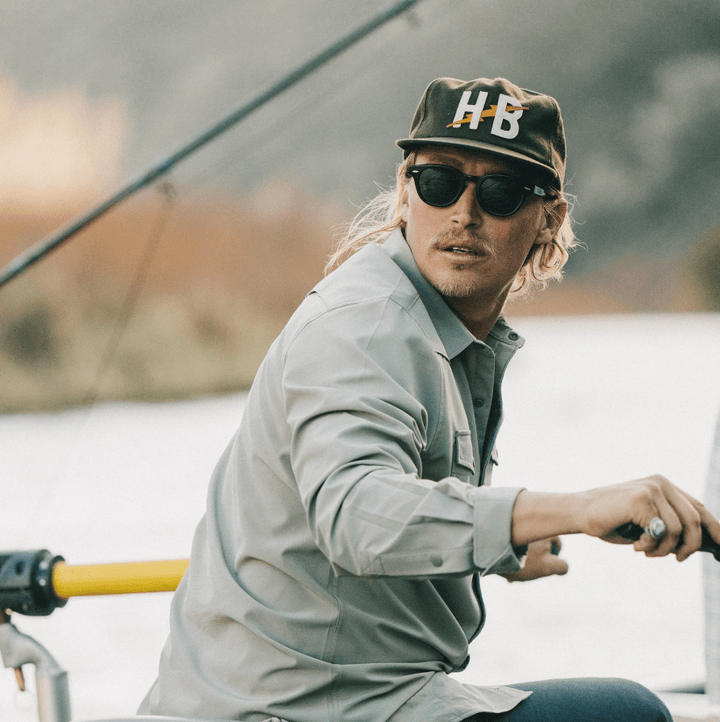 Howler Bros Men's Unstructured Snapback Hats : Big HB - Quest Outdoors