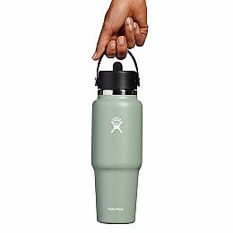 Hydro Flask 32 oz Wide Mouth Travel Bottle With Flex Straw Cap - Quest Outdoors