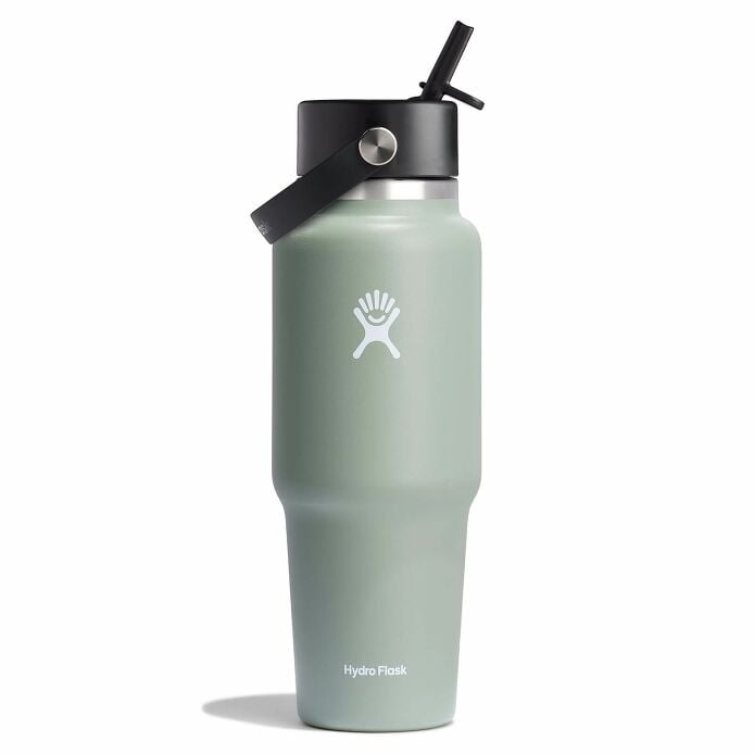 Hydro Flask 32 oz Wide Mouth Travel Bottle With Flex Straw Cap - Quest Outdoors