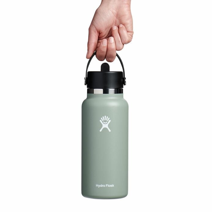Hydro Flask 32 oz Wide Mouth With Flex Straw Cap - Quest Outdoors