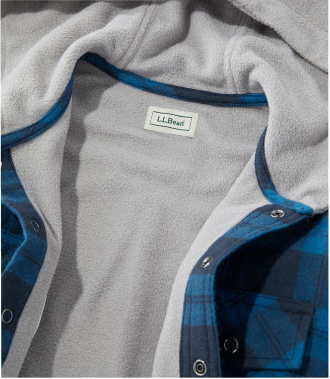 Kids' Fleece - Lined Flannel Shirt, Hooded Plaid - Quest Outdoors