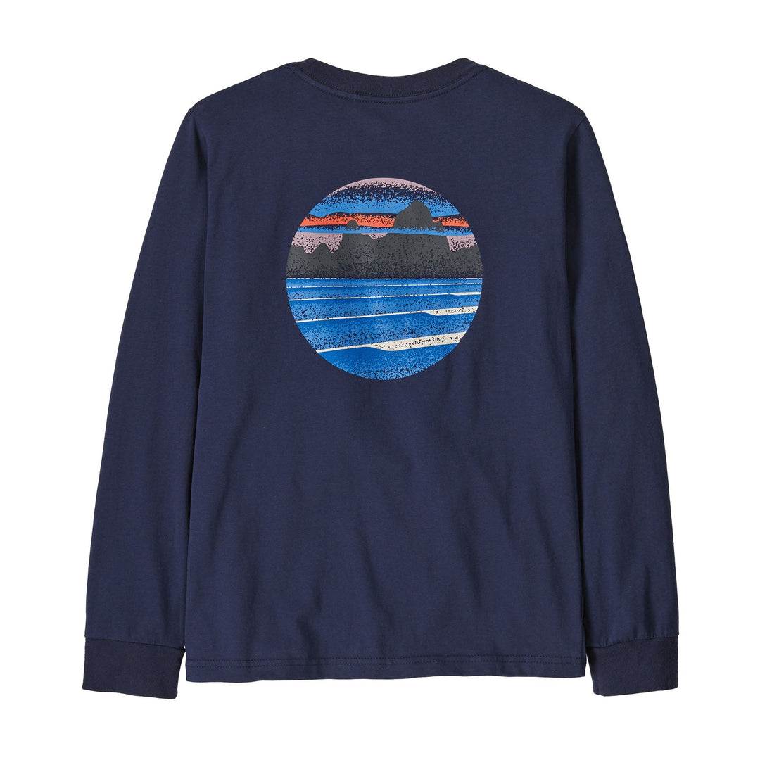 Kids' Long - Sleeved Skyline Stencil T-Shirt - Quest Outdoors