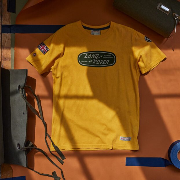 Land Rover Heritage Yellow T-Shirt - Quest Outdoors