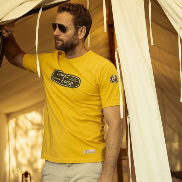 Land Rover Heritage Yellow T-Shirt - Quest Outdoors