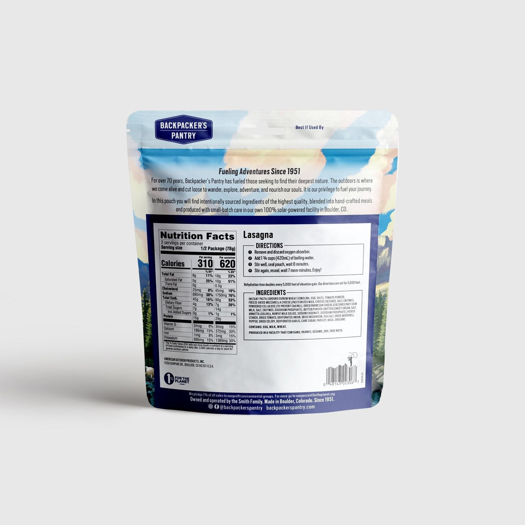 Lasagna Vegetarian - Quest Outdoors