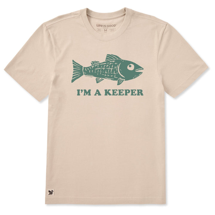 Life Is Good Men's I'm A Keeper Fish Short Sleeve Crusher Tee - Quest Outdoors