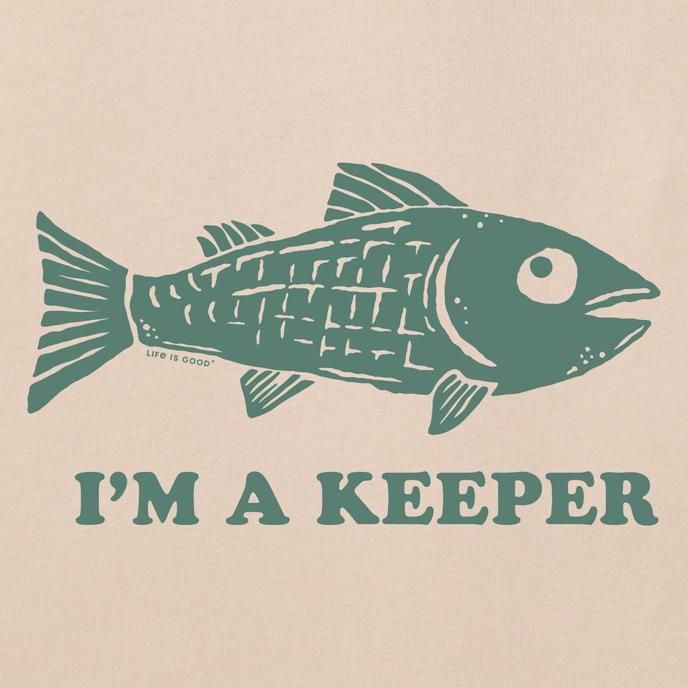 Life Is Good Men's I'm A Keeper Fish Short Sleeve Crusher Tee - Quest Outdoors