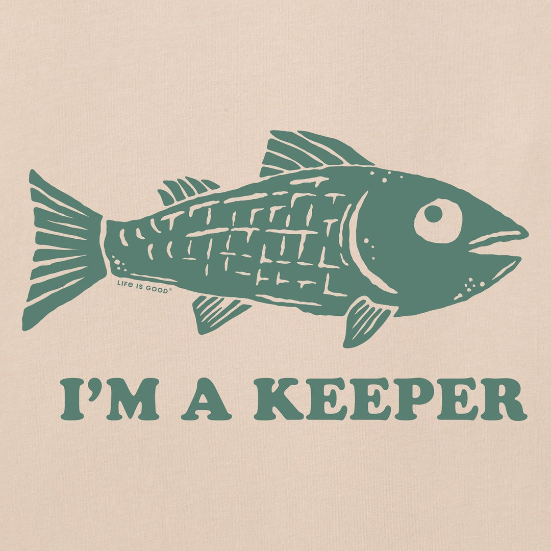 Life Is Good Men's I'm A Keeper Fish Short Sleeve Crusher Tee - Quest Outdoors