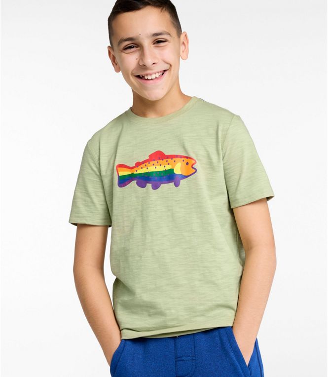 L.L.Bean Kids' Graphic Tee, Glow in the Dark - Quest Outdoors