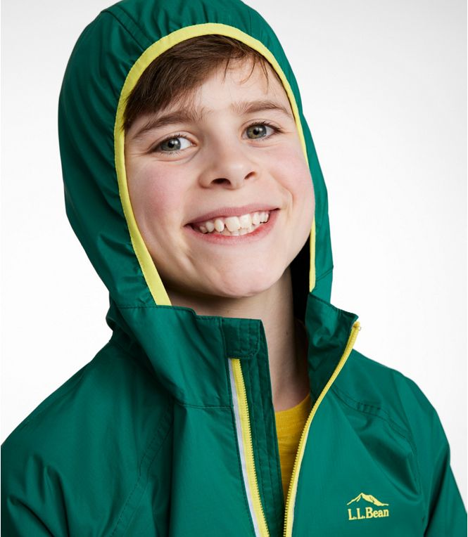 L.L.Bean Kids' Wind and Rain Reflective Zipper Jacket - Quest Outdoors