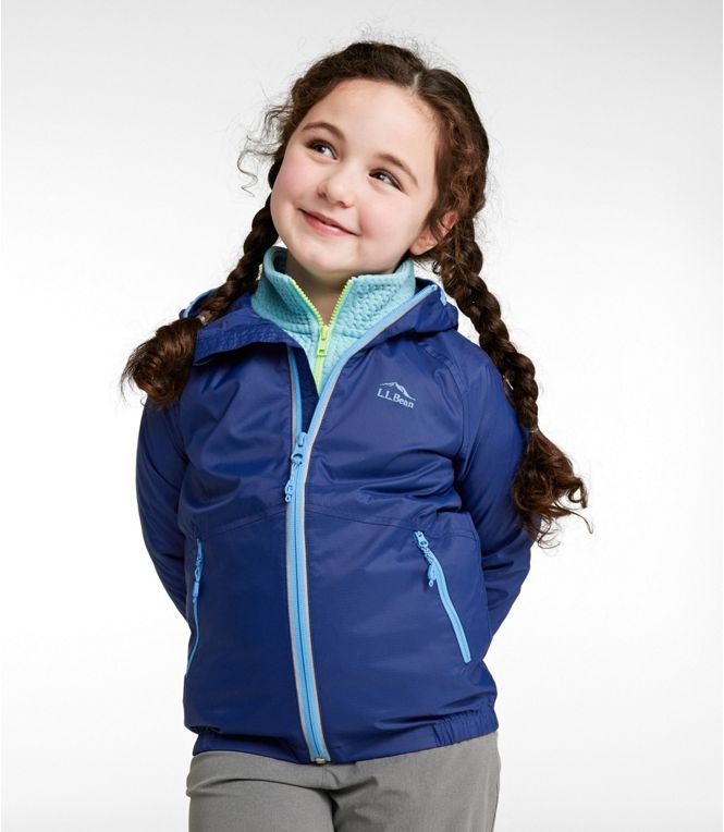 L.L.Bean Kids' Wind and Rain Reflective Zipper Jacket - Quest Outdoors