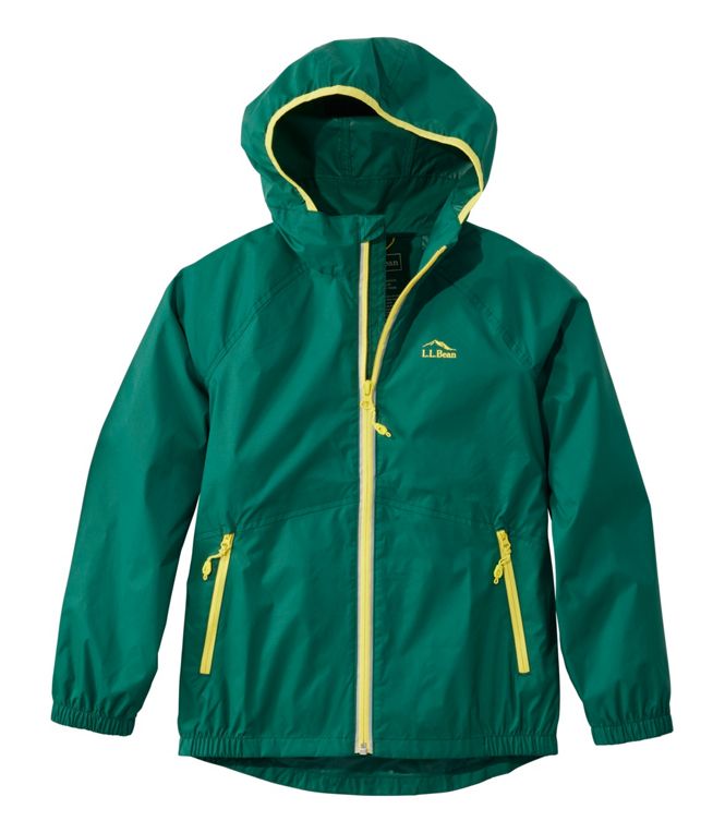 L.L.Bean Kids' Wind and Rain Reflective Zipper Jacket - Quest Outdoors