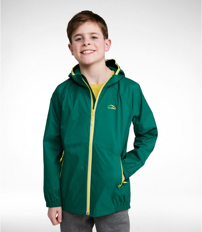 L.L.Bean Kids' Wind and Rain Reflective Zipper Jacket - Quest Outdoors