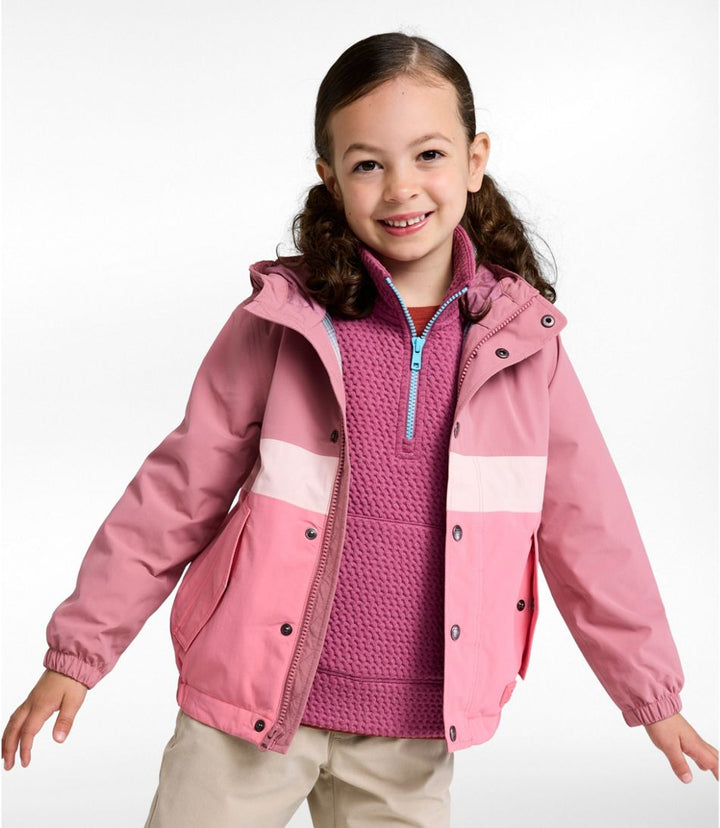L.L.Bean Little Kids' Mountain Classic Flannel Lined Rain Jacket - Quest Outdoors