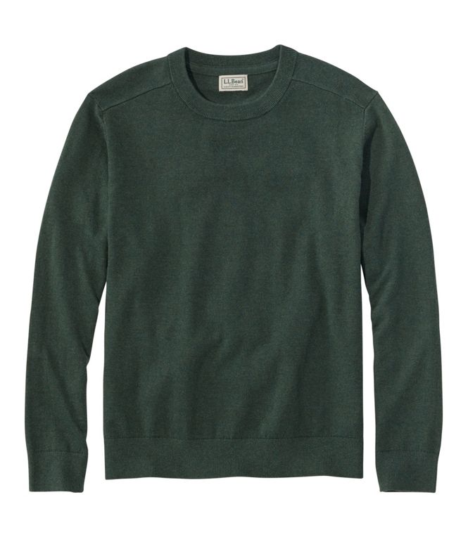 L.L.Bean Men's All Seasons Cotton Blend Sweater Regular - Quest Outdoors