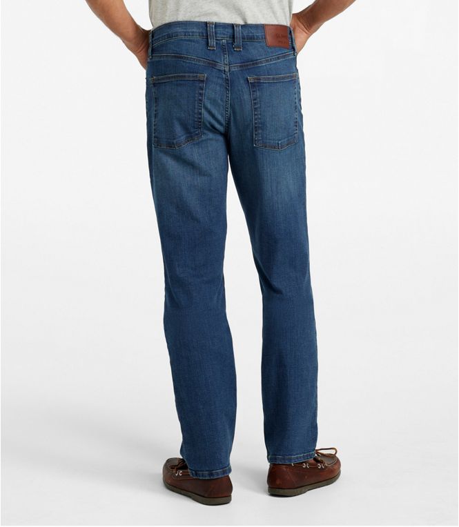 L.L.Bean Men's BeanFlex® Jeans, Standard Athletic Fit, Straight Leg - Quest Outdoors