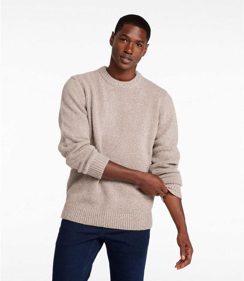 L.L.Bean Men's Bean's Classic Ragg Wool Sweater, Crewneck, Tall - Quest Outdoors