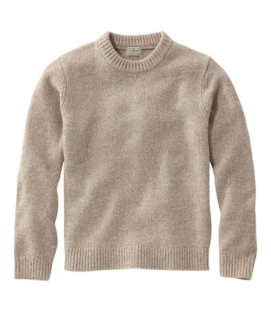 L.L.Bean Men's Bean's Classic Ragg Wool Sweater, Crewneck, Tall - Quest Outdoors