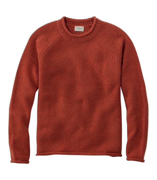 L.L.Bean Men's Bean's Classic Ragg Wool Sweater, Rollneck, Regular - Quest Outdoors