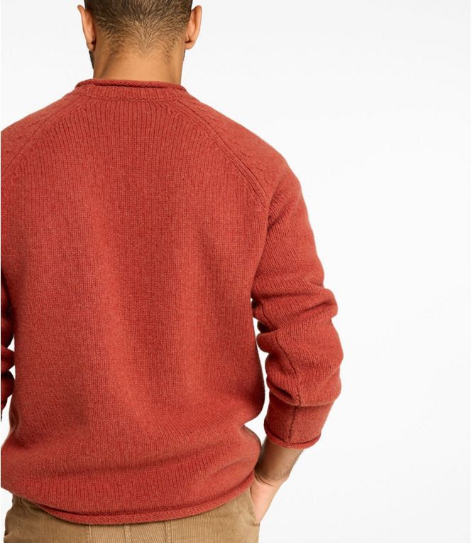 L.L.Bean Men's Bean's Classic Ragg Wool Sweater, Rollneck, Regular - Quest Outdoors