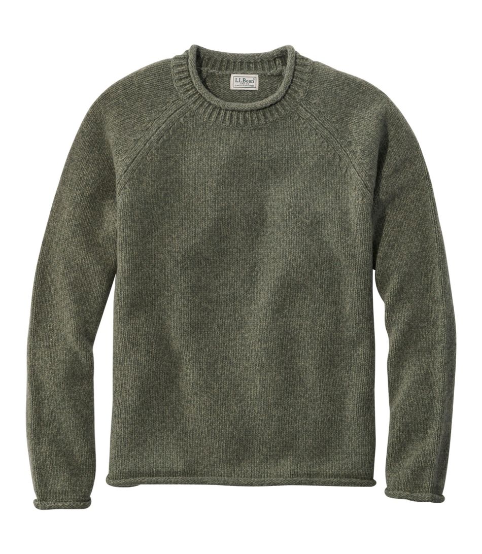 L.L.Bean Men's Bean's Classic Ragg Wool Sweater, Rollneck, Tall - Quest Outdoors