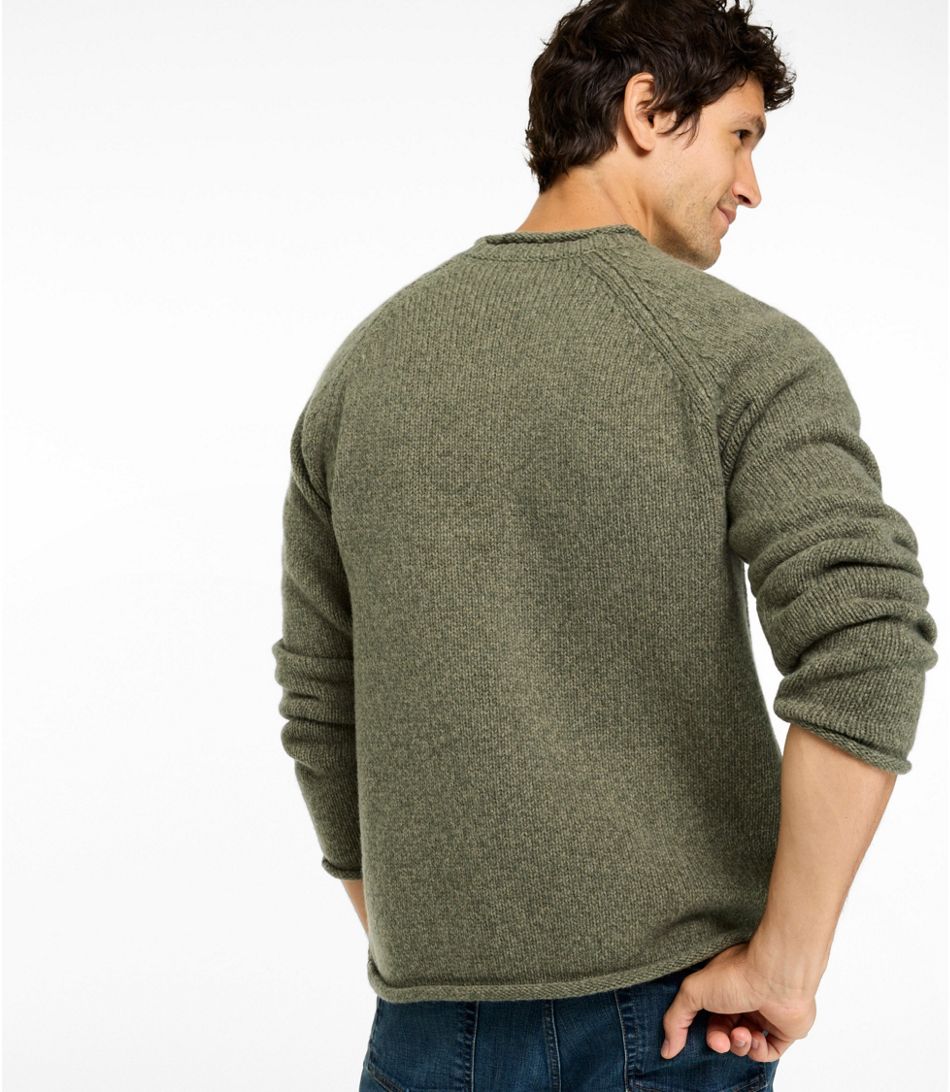 L.L.Bean Men's Bean's Classic Ragg Wool Sweater, Rollneck, Tall - Quest Outdoors