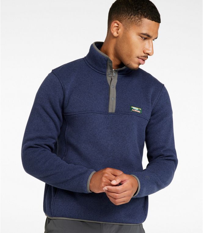 L.L.Bean Men's Bean's Sweater Fleece Pullover Regular - Quest Outdoors