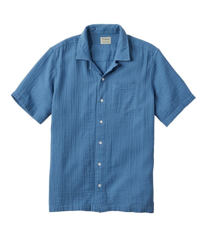 L.L.Bean Men's Cloud Gauze Short Sleeve Shirt, Slightly Fitted - Quest Outdoors