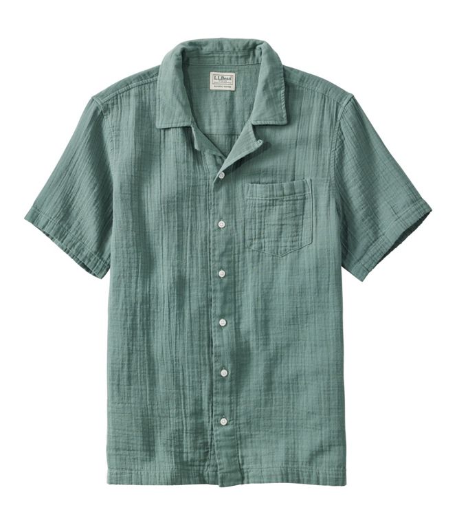 L.L.Bean Men's Cloud Gauze Short Sleeve Shirt, Slightly Fitted - Quest Outdoors