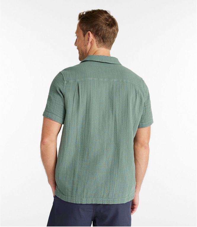 L.L.Bean Men's Cloud Gauze Short Sleeve Shirt, Slightly Fitted - Quest Outdoors