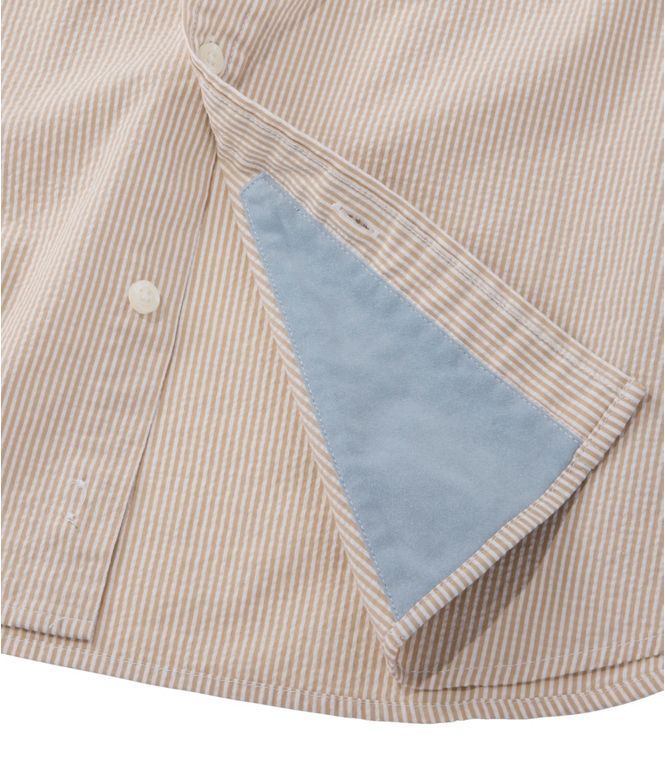 L.L.Bean Men's Comfort Stretch Performance Seersucker Short - Sleeve - Quest Outdoors