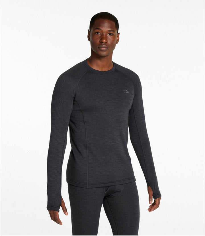 L.L.Bean Men's L.L.Bean Midweight Base Layer Crew Top - Quest Outdoors
