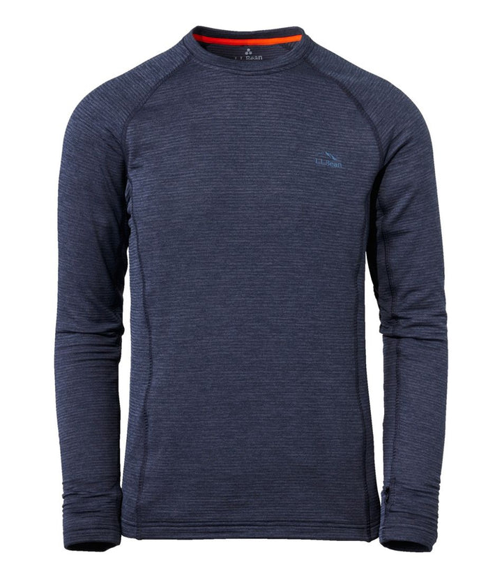 L.L.Bean Men's L.L.Bean Midweight Base Layer Crew Top - Quest Outdoors