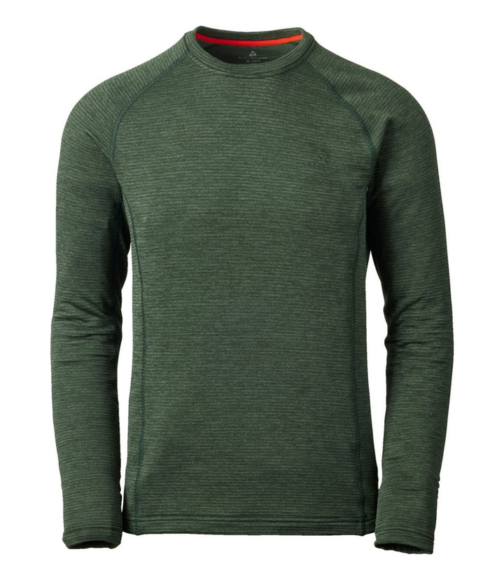 L.L.Bean Men's L.L.Bean Midweight Base Layer Crew Top - Quest Outdoors