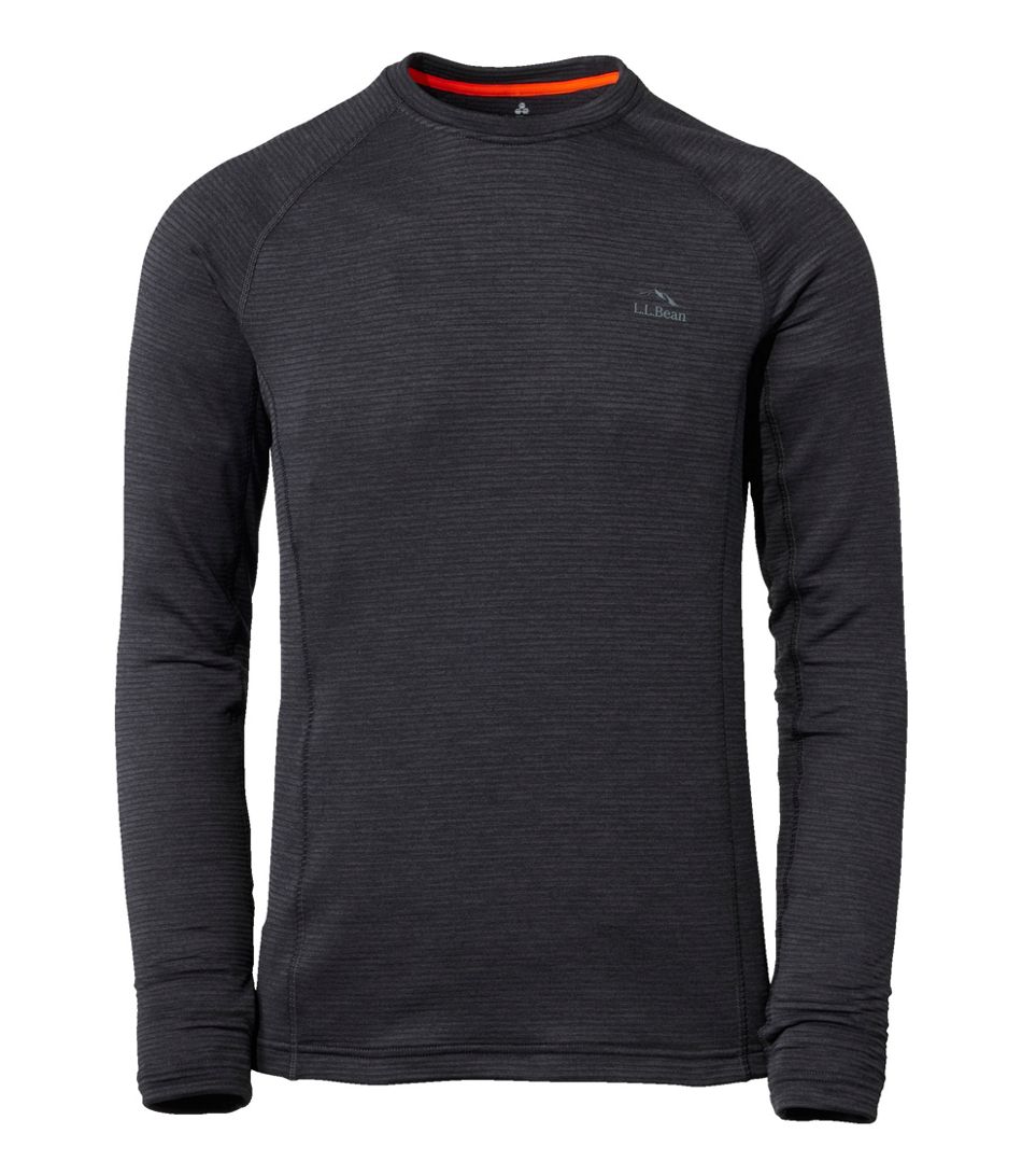 L.L.Bean Men's L.L.Bean Midweight Base Layer Crew Top - Quest Outdoors