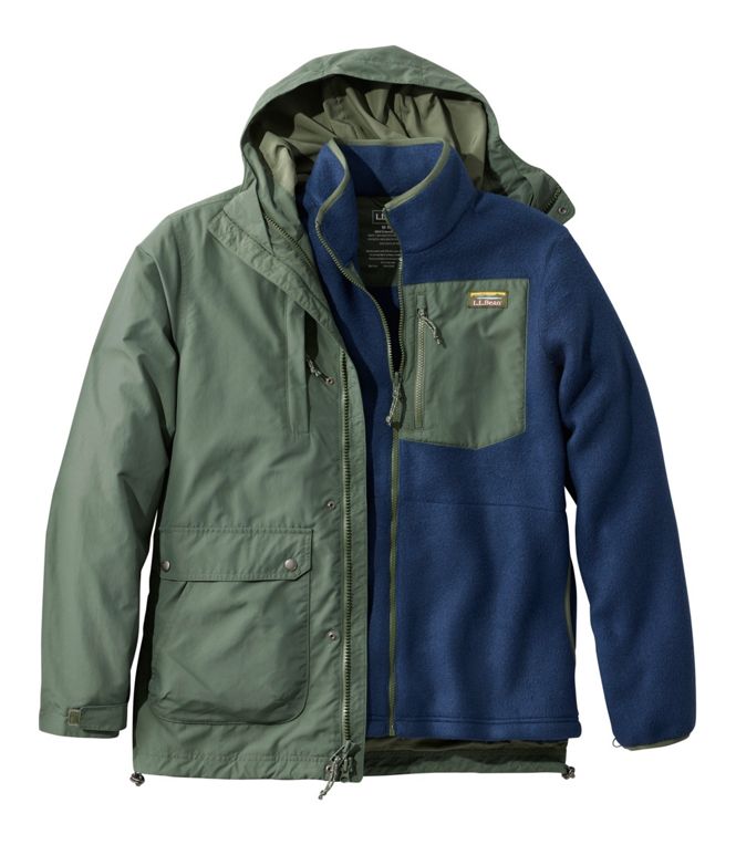 L.L.Bean Men's Mountain Classic 3-in-1 Jacket, Regular - Quest Outdoors