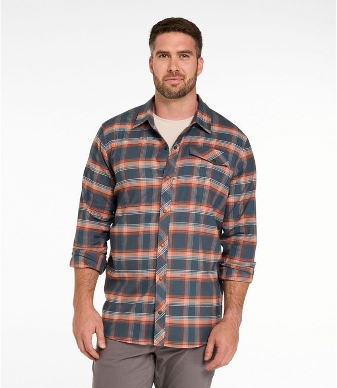 L.L.Bean Men's Mountainside Brushed Performance Shirt Reg - Quest Outdoors