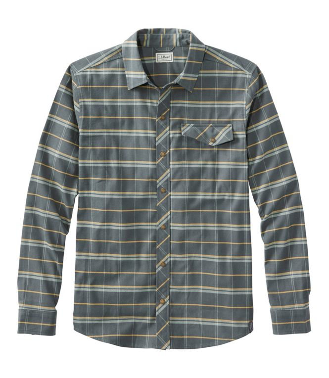 L.L.Bean Men's Mountainside Brushed Performance Shirt Reg - Quest Outdoors