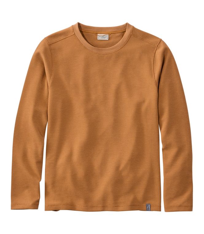L.L.Bean Men's Mountainside Micro Waffle Crew Reg - Quest Outdoors