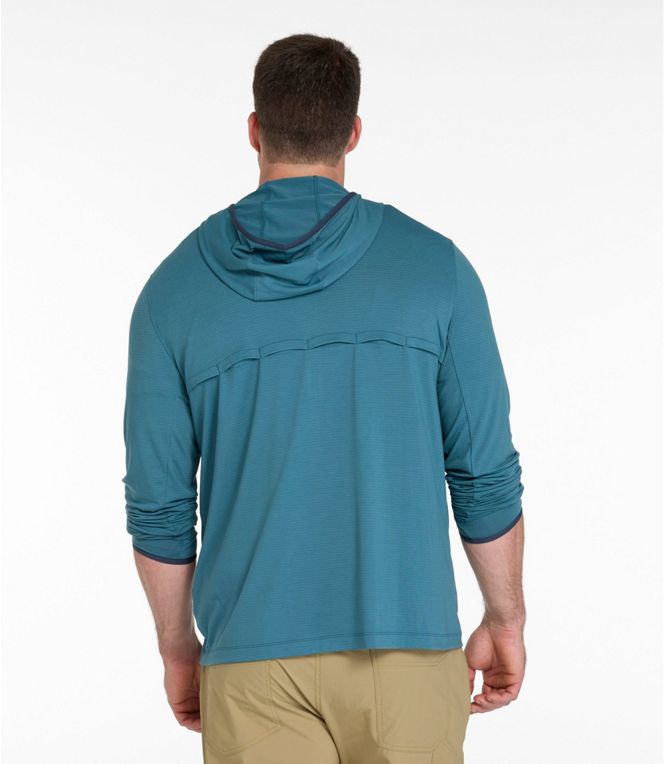 L.L.Bean Men's SunSmart Coolpro Half Zip Hoodie - Quest Outdoors