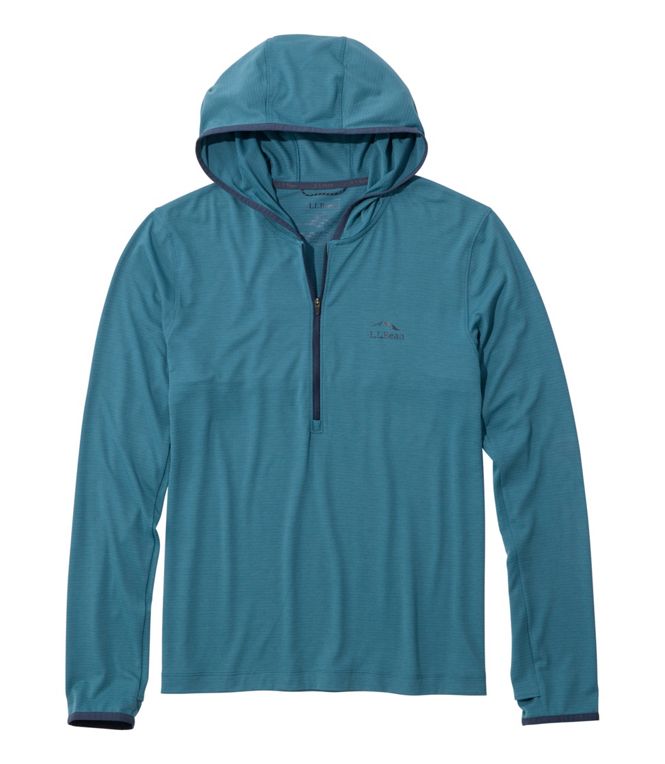 L.L.Bean Men's SunSmart Coolpro Half Zip Hoodie - Quest Outdoors