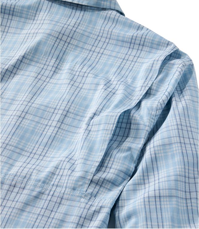 L.L.Bean Men's Tropicwear Woven Shirt Long Sleeve Plaid - Quest Outdoors