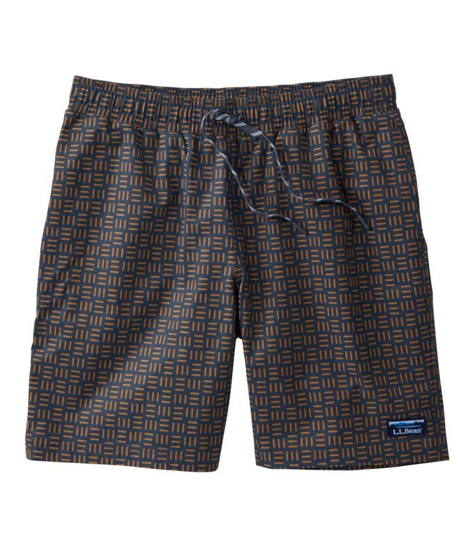 L.L.Bean Men's Vacationland Stretch Swim Trunk 8" Print - Quest Outdoors