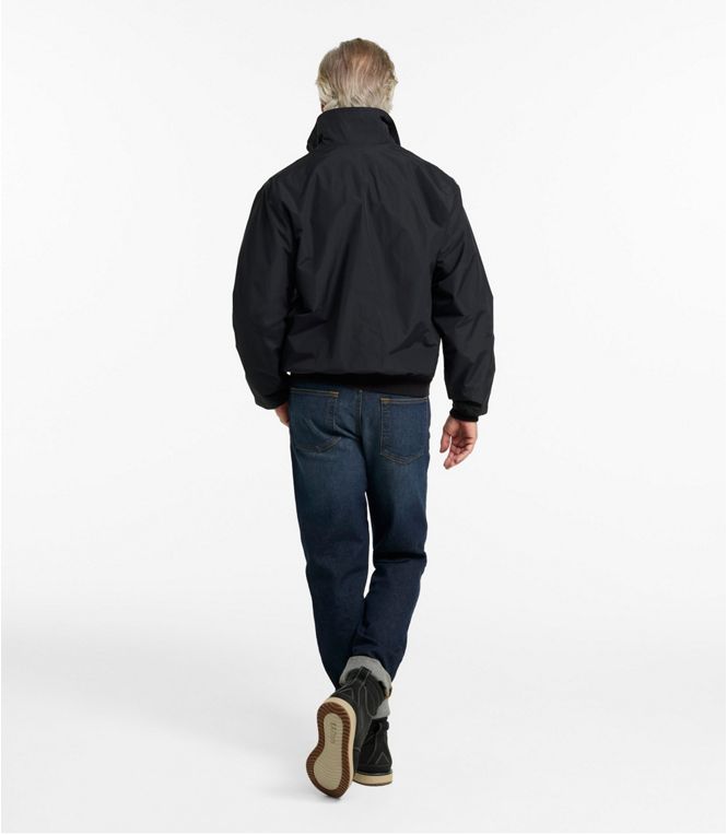 L.L.Bean Men's Warm-Up Jacket Flannel Lined Regular - Quest Outdoors