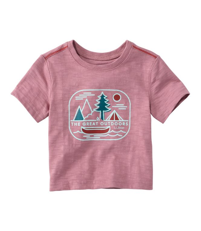 L.L.Bean Toddlers' Graphic Tee Short Sleeve Glow In The Dark - Quest Outdoors