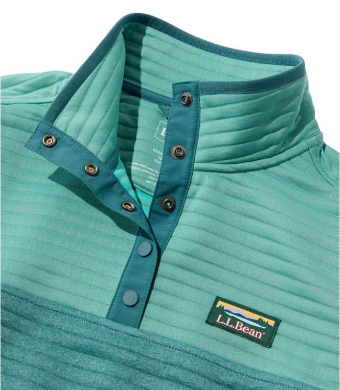 L.L.Bean Women's Airlight Pullover, Colorblock, Regular - Quest Outdoors